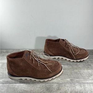 Sorel NM4236 Kezar Chukka Men’s Waterproof Brown Leather Booties Boots Size 9